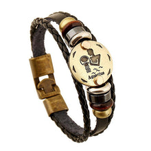 Zodiac Leather Bracelet