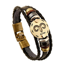 Zodiac Leather Bracelet
