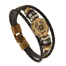Zodiac Leather Bracelet