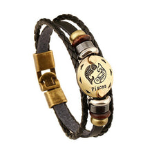 Zodiac Leather Bracelet