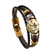 Zodiac Leather Bracelet