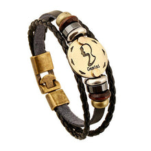 Zodiac Leather Bracelet