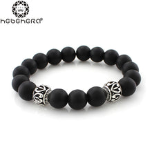 Men's Black Charm Bracelet